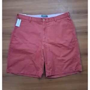 Mens Nwt Peter Millar Golf Flat‎ Front Causiul Sports Red Shorts